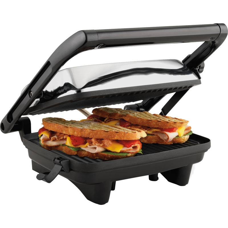 Hamilton Beach® Panini Press Gourmet Sandwich Maker & Reviews